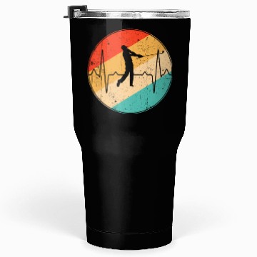 Discover golf retro heartbeat Tumblers 30 Oz