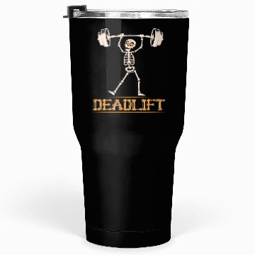 Discover Skeleton Deadlift Gym Workout Tumblers 30 Oz