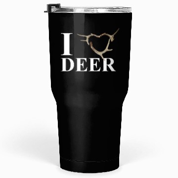 Discover I Heart Deer-White Tumblers 30 Oz