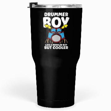 Discover Drummer Drums Music Drum Set Drumming Tumblers 30 Oz