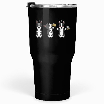 Discover Boston Terrier Beer Lover Tumblers 30 Oz