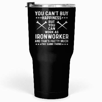 Discover Proud Ironworker Saying Tumblers 30 Oz