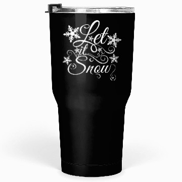 Discover Let It Snow Christmas Snowflake Tumblers 30 Oz
