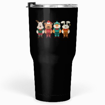 Discover Adorable animals ready for winter Tumblers 30 Oz