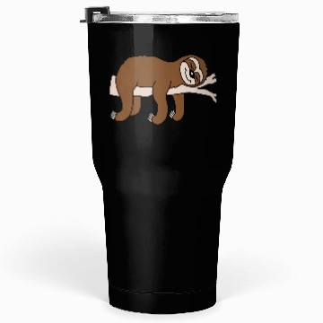 Discover Tired sloth sleeping cartoon Tumblers 30 Oz