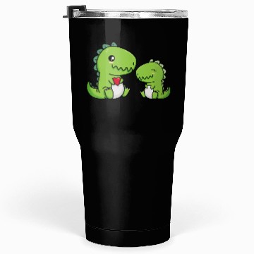 Discover Big sister brother dino siblings boy girl heart Tumblers 30 Oz
