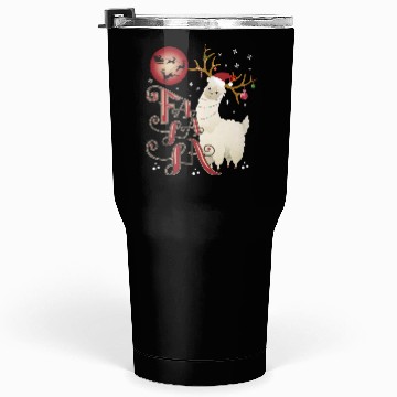 Discover Fa la la llama xmas christmas Tumblers 30 Oz