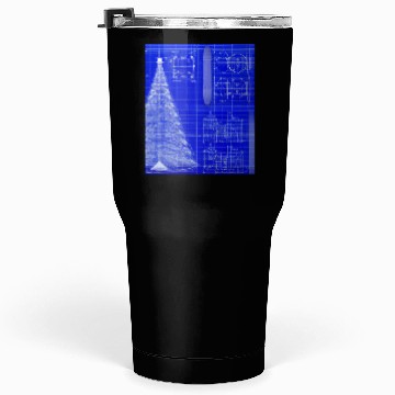 Discover Christmas Blueprint Christmas Tree Blueprint Tumblers 30 Oz