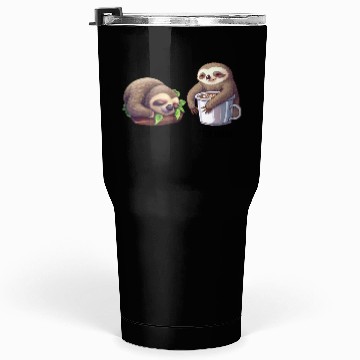 Discover Before Coffee After Coffee Sloth Coffee Tumblers 30 Oz