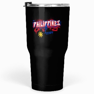 Discover Philippines graffiti flag design Tumblers 30 Oz