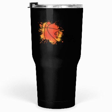 Discover Game Day Basketball Lightning Bolt Tumblers 30 Oz