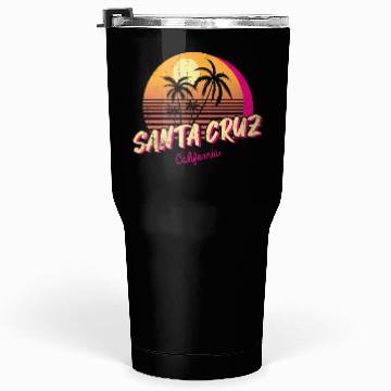 Discover Retro Santa Cruz California Tumblers 30 Oz