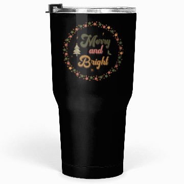 Discover Merry And Bright Groovy Christmas Tumblers 30 Oz