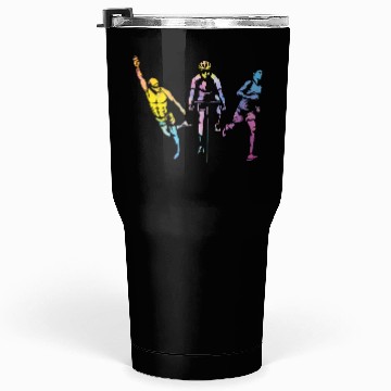 Discover Watercolor Womens Triathlon Tumblers 30 Oz