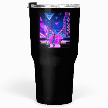 Discover Vaporwave Car Synthwave Girl Tumblers 30 Oz
