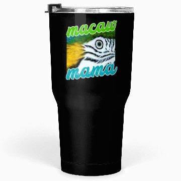 Discover Blue And Yellow Macaw - Parrot Tumblers 30 Oz