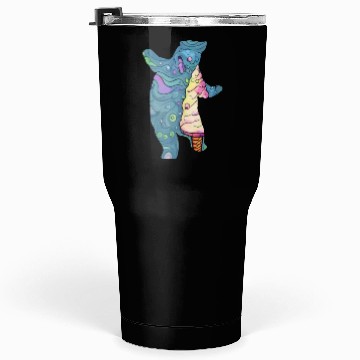 Discover ice cream bear Tumblers 30 Oz