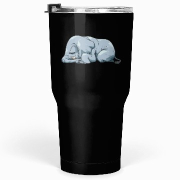 Discover Cute Sleeping Elephant for a Elephant Lover Tumblers 30 Oz