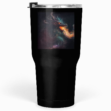 Discover Dark fantasy fire breathing dragon Tumblers 30 Oz