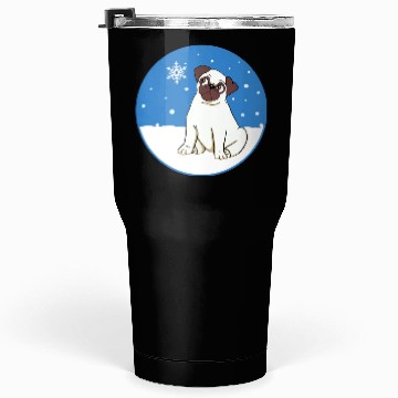 Discover Curious Pug Tumblers 30 Oz