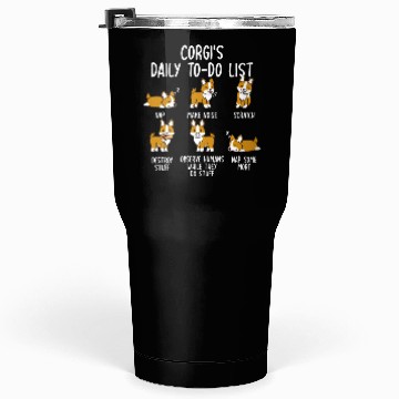 Discover Corgi Daily To Do List Tumblers 30 Oz