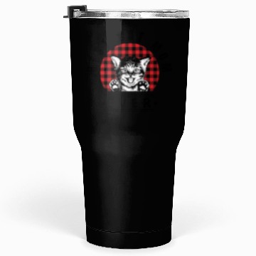 Discover Best Cat Mom Ever Buffalo Plaid Check Tumblers 30 Oz