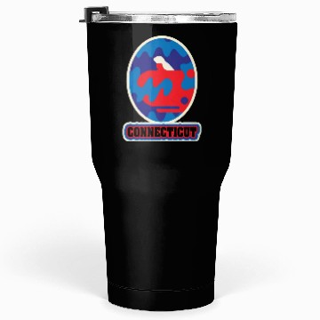 Discover US States CONNECTICUT Tumblers 30 Oz