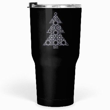 Discover Christmas tree from snowflakes gift idea Tumblers 30 Oz