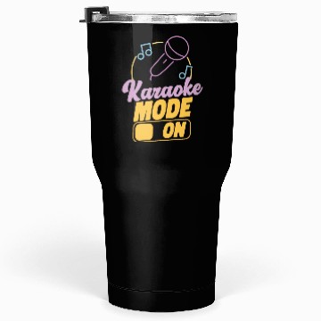 Discover Karaoke Singer 80s Retro Karaoke Tumblers 30 Oz