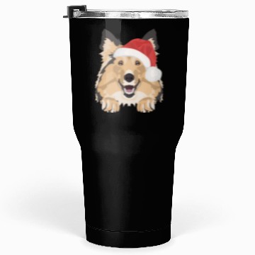 Discover Shetland Sheepdog Merry Christmas Tumblers 30 Oz
