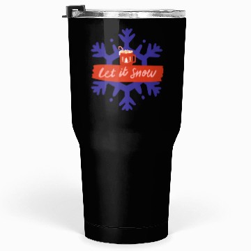 Discover let it Snow Tumblers 30 Oz