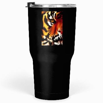 Discover Tiger face Tumblers 30 Oz