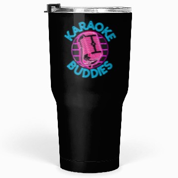 Discover Karaoke Singer Friends Besties 80s Tumblers 30 Oz