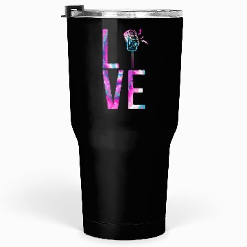 Discover Karaoke Singer Microphone Vocalist Tumblers 30 Oz