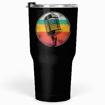 Discover Karaoke Singer Microphone Vocalist Tumblers 30 Oz