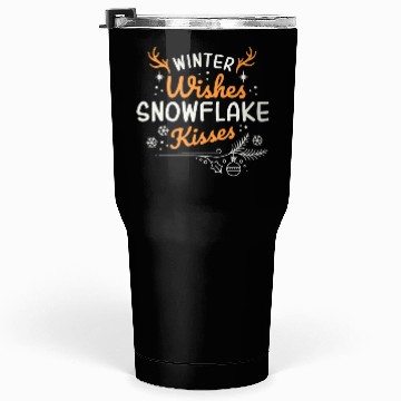 Discover Winter Wishes Snowflake Kisses Tumblers 30 Oz