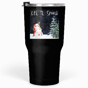 Discover Snowman - Let it snow Tumblers 30 Oz