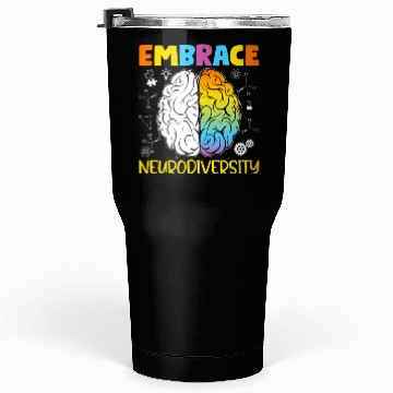 Discover Neurodiversity - Embrace ADHD Autism ASD Tumblers 30 Oz