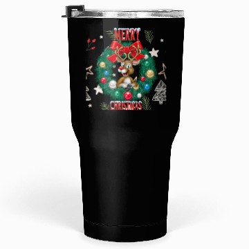 Discover Christmas reindeer Tumblers 30 Oz