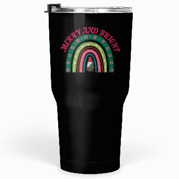 Discover Merry and bright Christmas Tumblers 30 Oz
