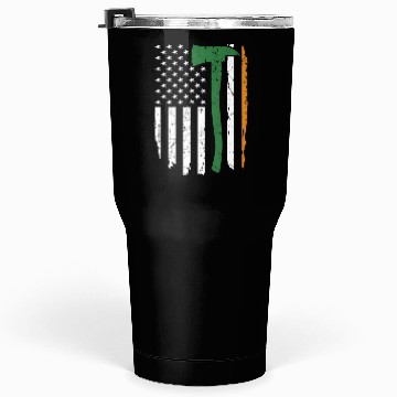 Discover Irish Firefighter American Flag Ireland Tumblers 30 Oz