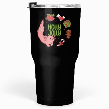 Discover Holly Jolly Axolotl Tumblers 30 Oz
