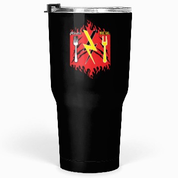 Discover Rock Sign Fork Metal Kid Music Lover Rocker Tumblers 30 Oz