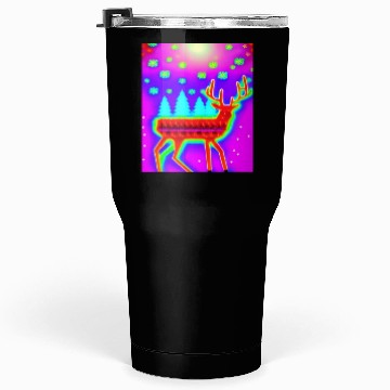 Discover Retro Christmas Reindeer Tumblers 30 Oz