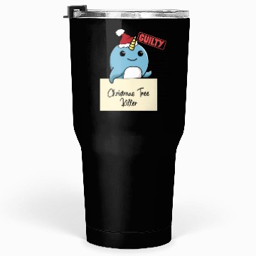 Discover Narwhal christmas funny prison Tumblers 30 Oz