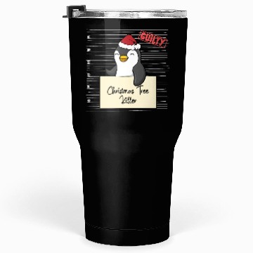 Discover Penguin christmas funny prison Tumblers 30 Oz