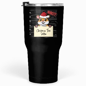 Discover Hamster christmas funny prison Tumblers 30 Oz