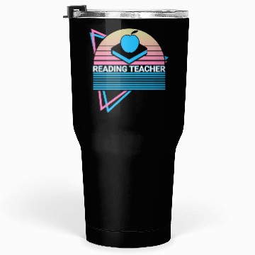Discover Reading Teacher Retro Tumblers 30 Oz