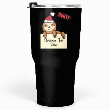 Discover Sloth christmas funny prison Tumblers 30 Oz