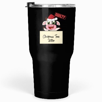 Discover cow christmas funny prison Tumblers 30 Oz